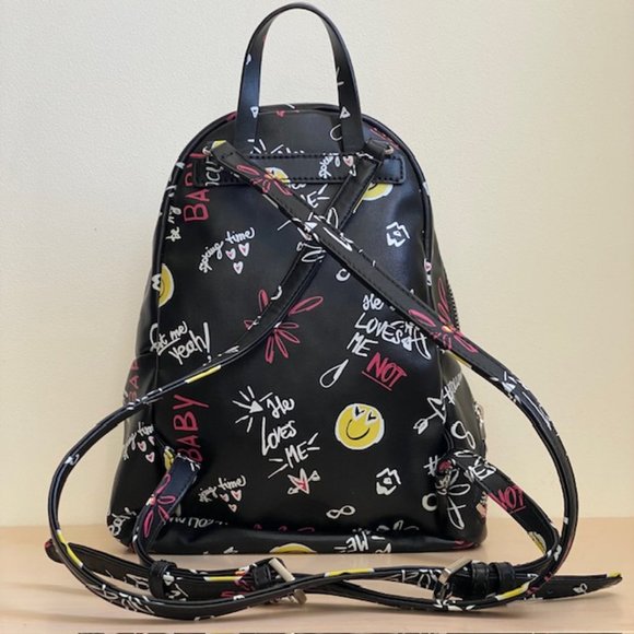 Guess Small Backpack Cool School Theme - Picture 2 of 12